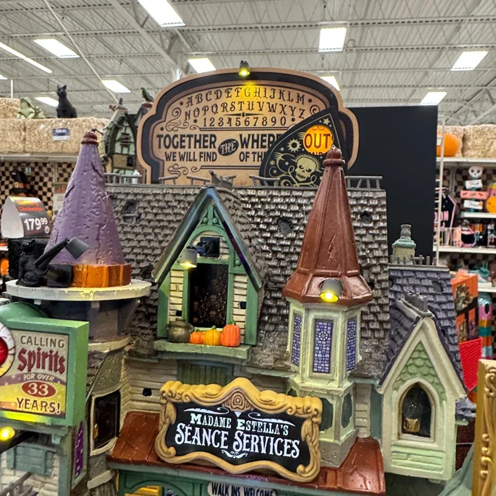 Lemax Madame Estella's Seance Services Spooky Town Halloween Village 2026 New
